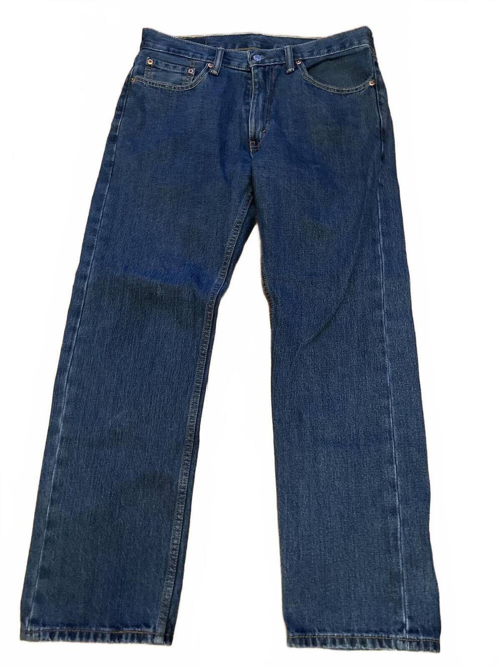 Levi's 505 Straight Leg Jeans Medium Wash 33/30